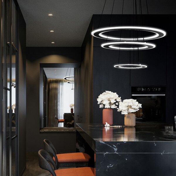 Toolight Závěsné LED osvětlení Urban B7 G040-3CP černé