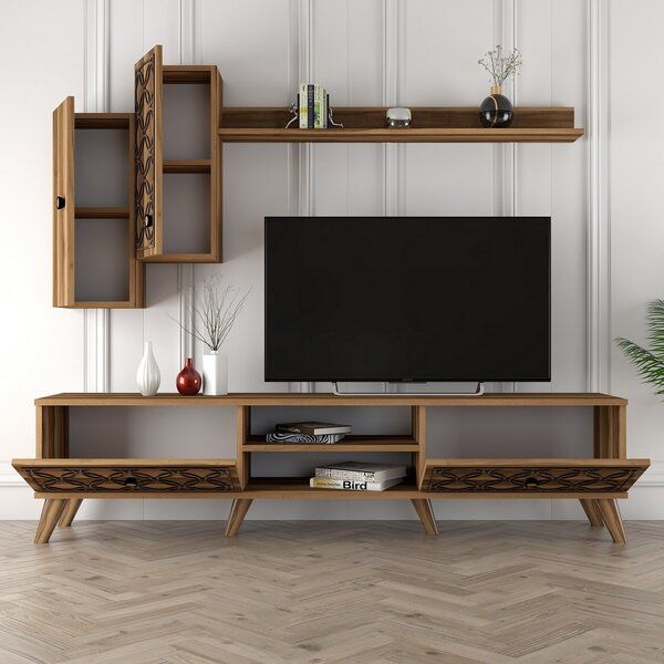 Hanah Home Obývací stěna Class S 180 cm hnědá