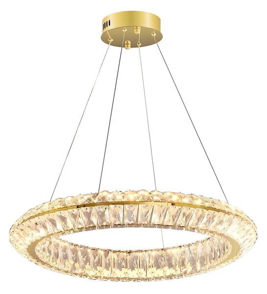 Toolight Toolight, LED stropní svítidlo 60cm, 45W, 4000K, APP1768-CP, zlatá, OSW-04344