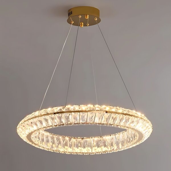 Toolight Toolight, LED stropní svítidlo 60cm, 45W, 4000K, APP1768-CP, zlatá, OSW-04344