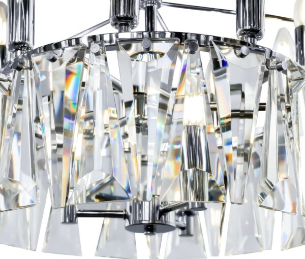 Maytoni MOD043PL-18CH - Lustr na řetězu PUNTES 18xE14/40W/230V chrom