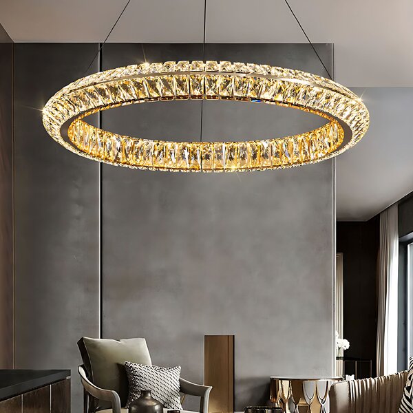 Toolight Toolight, LED stropní svítidlo 60cm, 45W, 4000K, APP1768-CP, zlatá, OSW-04344