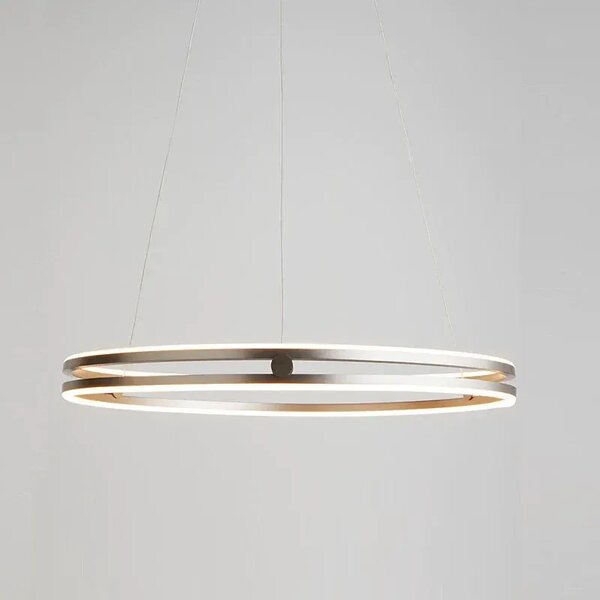 Toolight Toolight, LED závěsné svítidlo 60cm, 76W, 3000K, LHJ015-CP, zlatá, OSW-60009