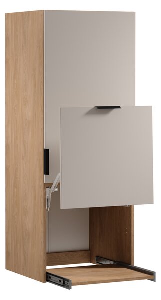 Horní kuchyňská skříňka SALERNO - šířka 60 cm, dub / béžová
