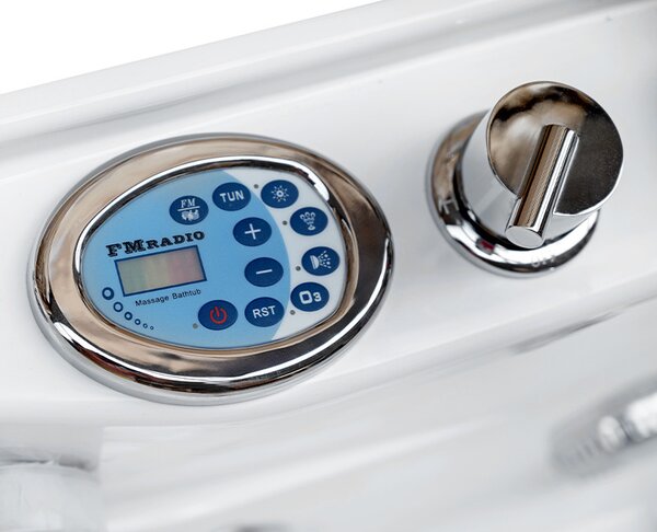 BPS-koupelny Hydromasážní vana HYD-LE796L 140x80 LEVÁ bez ohřevu vody