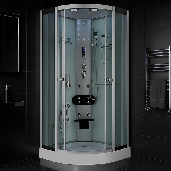 BPS-koupelny Hydromasážní box HYD-R71W 80, 80x80 bez sauny