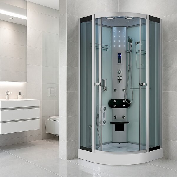 BPS-koupelny Hydromasážní box HYD-R71W 80, 80x80 bez sauny