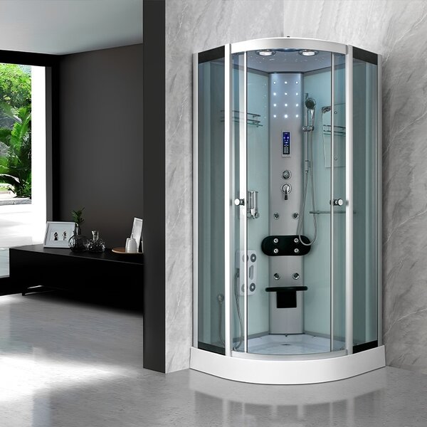 BPS-koupelny Hydromasážní box HYD-R71W 80, 80x80 bez sauny