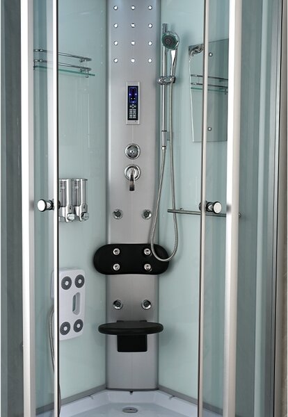 BPS-koupelny Hydromasážní box HYD-R71W 80, 80x80 bez sauny