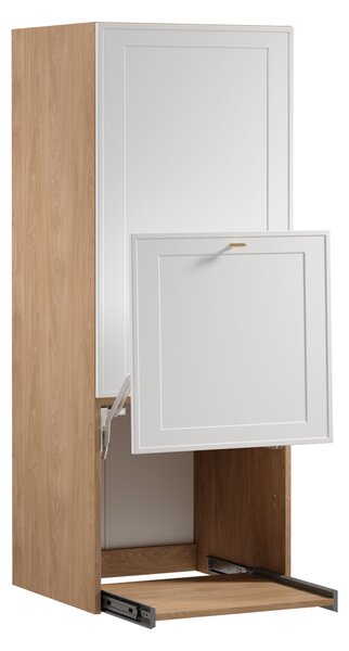 Horní kuchyňská skříňka SALERNO - šířka 60 cm, dub / bílá