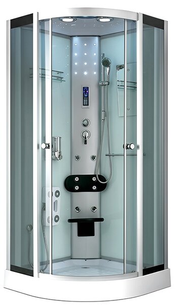 BPS-koupelny Hydromasážní box HYD-R71W 80, 80x80 bez sauny