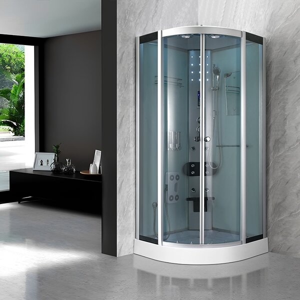 BPS-koupelny Hydromasážní box HYD-R71W 80, 80x80 bez sauny