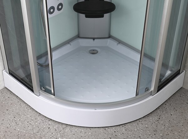 BPS-koupelny Hydromasážní box HYD-R71W 80, 80x80 bez sauny
