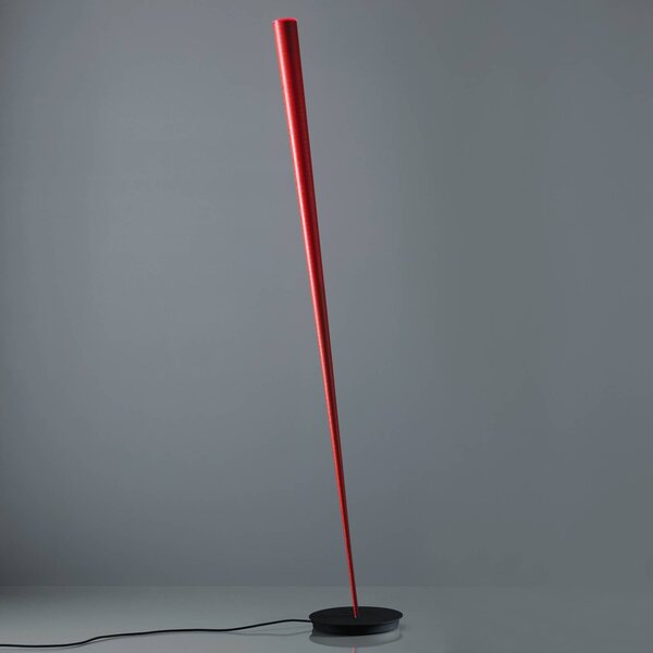 Designová stojací lampa Drink červená