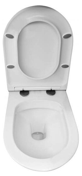 Mereo Mereo, WC závěsné, RIMLESS, 530x355x360, keramické, vč. sedátka CSS124, VSD81S2