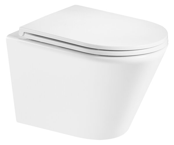 Mereo Mereo, WC závěsné kapotované, Smart Flush RIMLESS, keramické, vč. sedátka, MER-VSD85T1