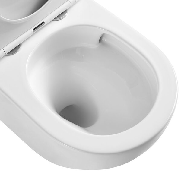 Mereo Mereo, WC závěsné kapotované, Smart Flush RIMLESS, keramické, vč. sedátka, MER-VSD85T1