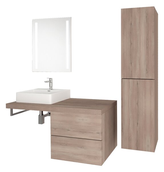 Mereo Mereo, Zrcadlo 60x70 cm s LED osvětlením, CN155