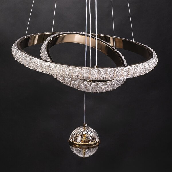 Toolight Rea, Stropní svítidlo G143-CP 50cm GOLD, OSW-02613