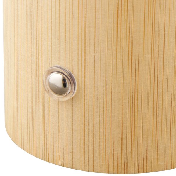 Nordic Living Bambusová nabíjecí stolní LED lampa Taffo