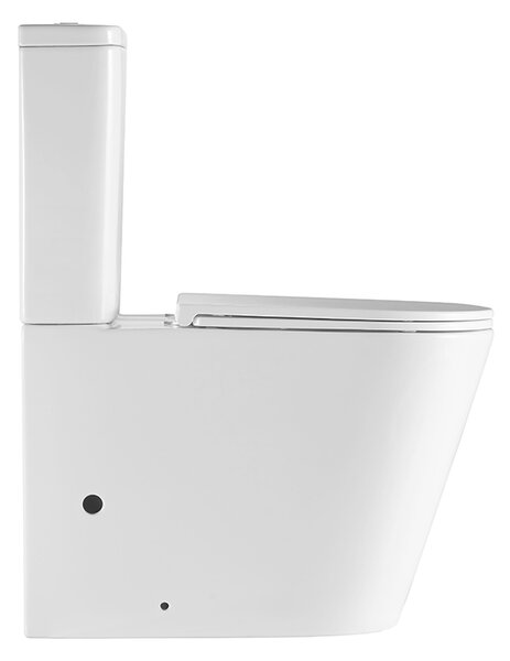 Mereo Mereo, WC kombi, vyvýšené, vario odpad, kapotované, Smart Flush RIMLESS, keramické vč. sedátka, VSD92T1