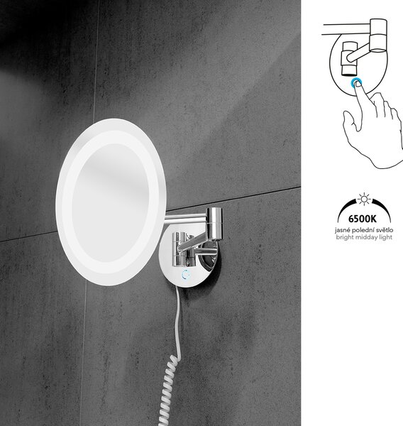 Nimco Kosmetické podsvícené LED zrcátko
