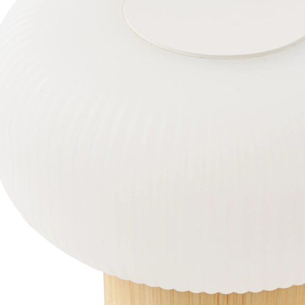 Nordic Living Bambusová nabíjecí stolní LED lampa Taffo