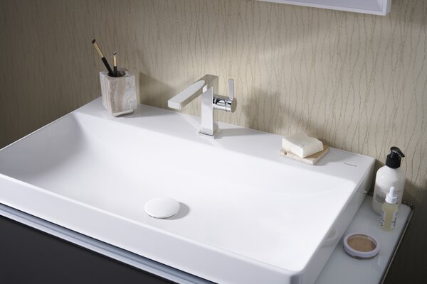 Hansgrohe Tecturis E Páková umyvadlová baterie 110 Fine CoolStart EcoSmart+ bez odtokové soupravy, chrom 73021000