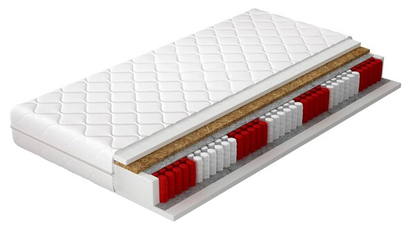 Vysoká taštičková matrace s kokosovou rohoží 80x200 XANTHE 1