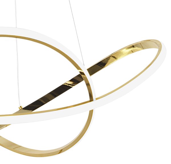 Toolight Toolight, LED stropní osvětlení 73cm, 70W, 4500lm, 4000K, G078-1CP, zlatá, OSW-09738