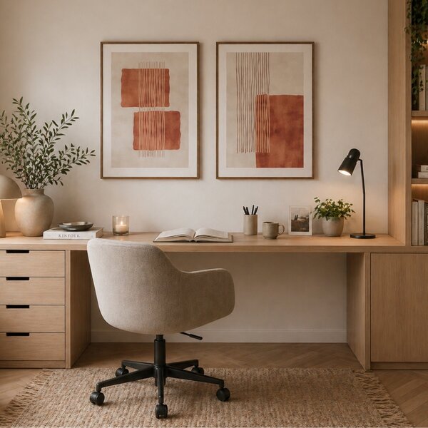 Nordic Living Abstraktní obraz Mana No.1 70 x 50 cm