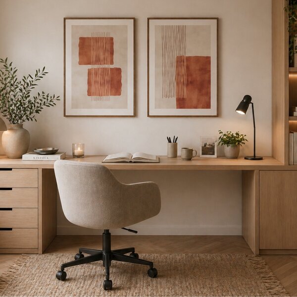 Nordic Living Abstraktní obraz Mana No.2 70 x 50 cm