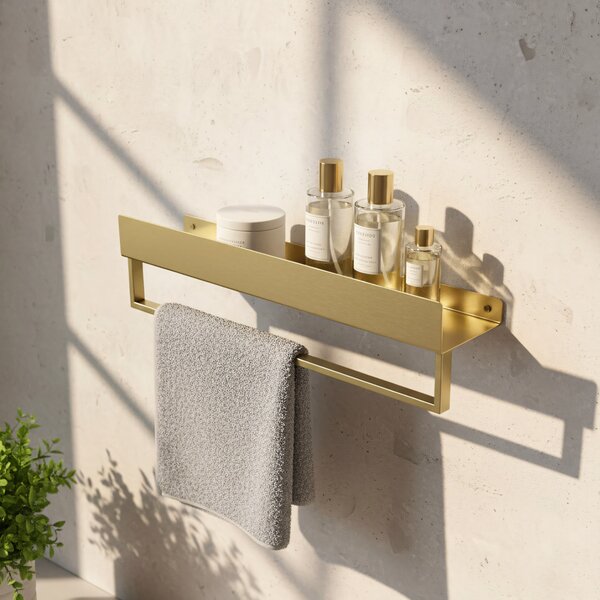 Police do koupelny SF01 45cm gold brush
