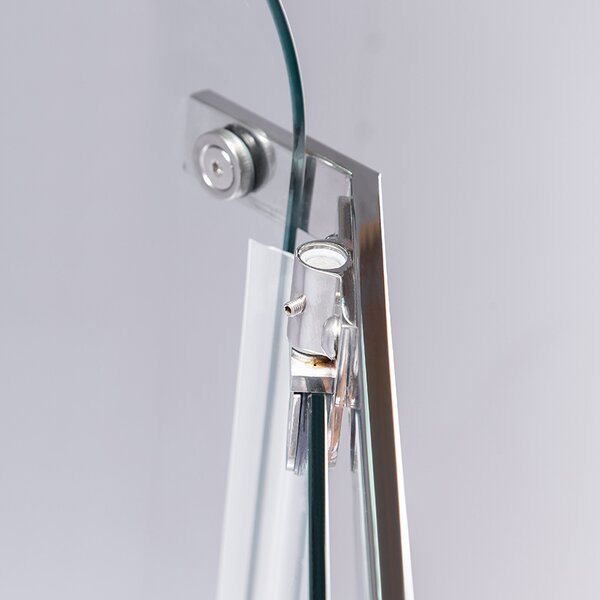 BPS-koupelny Pětiúhelníkový sprchový kout HYD-PK91A 80x80 chrom/transparent + vanička HYD-PSV-ST07A černá