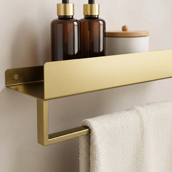Police do koupelny SF01 45cm gold brush