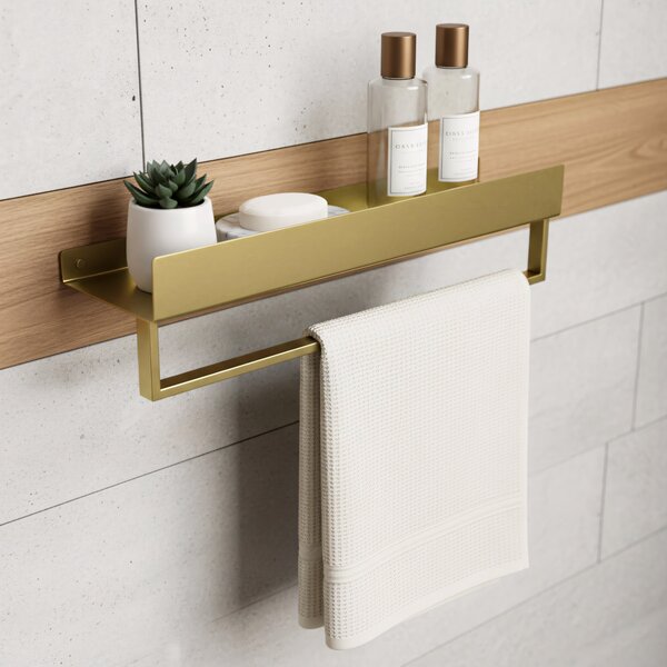 Police do koupelny SF01 45cm gold brush