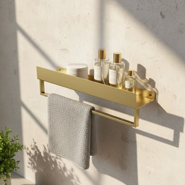 Police do koupelny SF01 60cm gold brush
