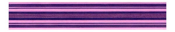 E-shop24, 2279, Bordura na zeď, samolepicí Pruhy fialové - šířka 3 cm x délka 5 m