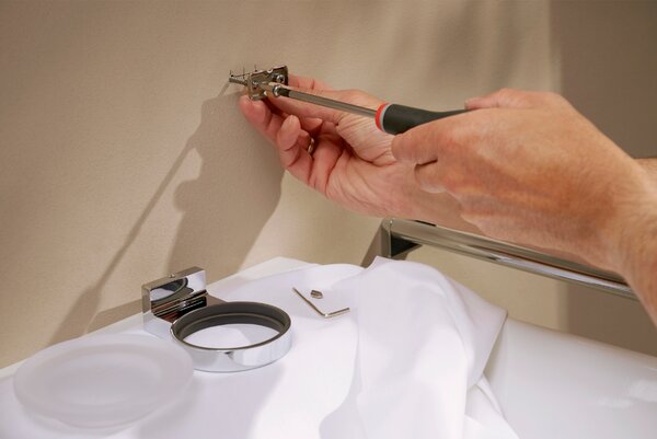 Hansgrohe AddStoris S - Nádobka na ústní hygienu, černá matná 41769670