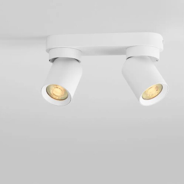 Nova Luce Bílé kovové bodové světlo Amecy 22 cm