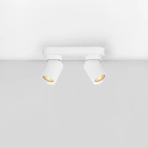 Nova Luce Bílé kovové bodové světlo Amecy 22 cm
