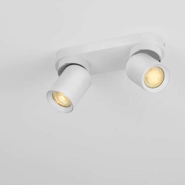 Nova Luce Bílé kovové bodové světlo Amecy 22 cm