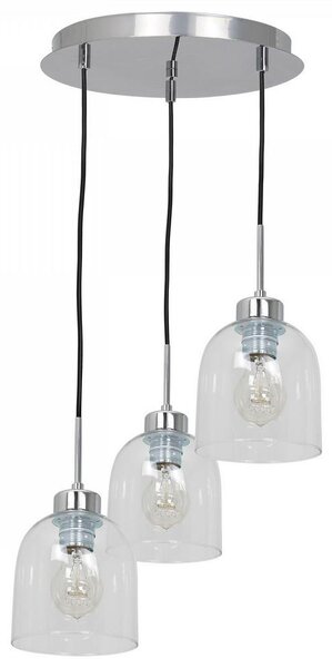 Lustr na lanku FILL 3xE27/60W/230V kulatý