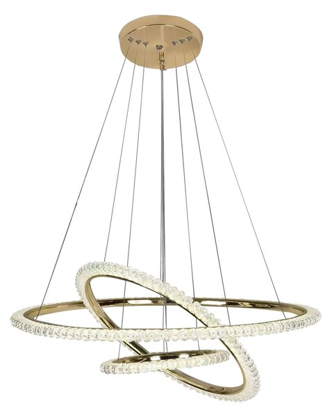 Toolight Moderní designové LED osvětlení G036-CP zlatá