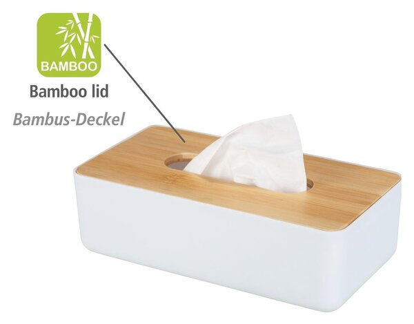 Plastovo-bambusový box na kapesníky Rotello – Wenko