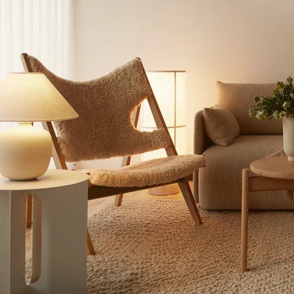 Audo CPH Béžová stojací lampa HASHIRA 83 cm