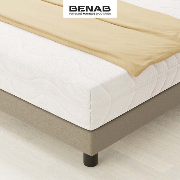 Středně tvrdá pěnová dětská matrace 90x140 cm Simple PUR – BENAB