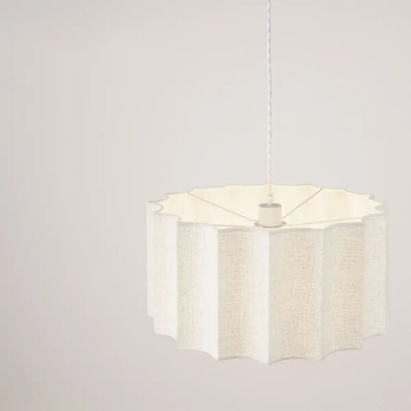 Nova Luce Bílé závěsné světlo Alve 46 cm