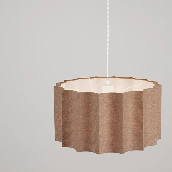 Nova Luce Hnědé závěsné světlo Alve 46 cm