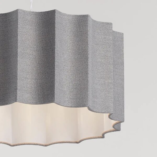 Nova Luce Šedé závěsné světlo Alve 46 cm